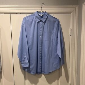 Old Navy Blue Women’s “Boyfriend Shirt”